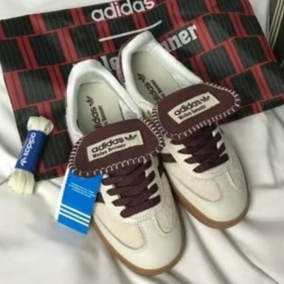 Adidas Samba Pony Tonal x Wales Bonner Cream White Sneakers - Picture 3 of 7